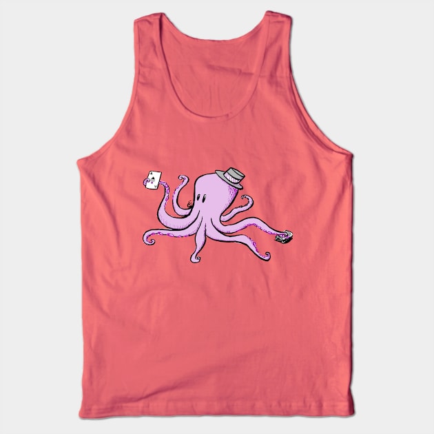 Magic ace octopus Tank Top by themanyartsofknight